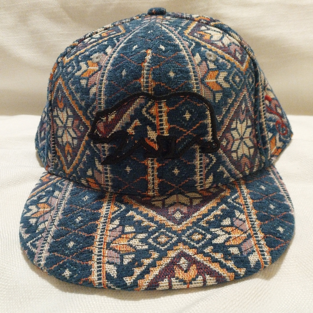 Grassroots California Limted Edition Men's Multicolor Ikat Print Hat